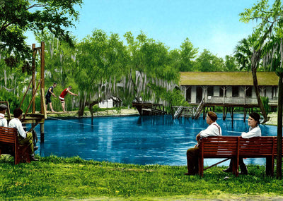 Sulphur Springs Tampa FL in 1905 Vintage Print (7 Sizes) - Premium Quality
