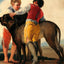 Boys with Mastiff art print by Francisco Goya (1786)