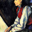 Boy in a Red Vest Art Print 1890 Painting by Paul Cezanne (6 Sizes) - Restored