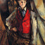 Boy in a Red Vest (1888) painting print by Paul Cezanne (1888)