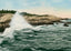 Breaking Surf on the Maine Coast in 1908 Vintage Print (7 Sizes) - Acid Free