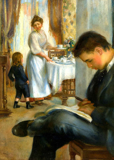 Breakfast at Berneval 1898 by Pierre-Auguste Renoir Fine Art Print (6 Sizes)