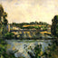 Bridge and Waterfall at Pontoise Art Print 1881 by Paul Cezanne (6 Sizes)