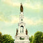 Soldiers and Sailors Monument Seaside Park Bridgeport in 1907 Vintage Print
