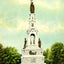 Soldiers and Sailors Monument Seaside Park Bridgeport in 1907 Vintage Print