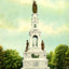 Soldiers and Sailors Monument Seaside Park Bridgeport in 1907 Vintage Print