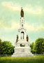 Soldiers and Sailors Monument Seaside Park Bridgeport in 1907 Vintage Print