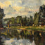 Bridge Over the Marne Fine Art Print 1888 Painting by Paul Cezanne (6 Sizes)