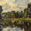Bridge Over the Marne Fine Art Print 1888 Painting by Paul Cezanne (6 Sizes)