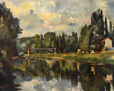 Bridge Over the Marne art print by Paul Cezanne (1888)