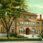 Court House, Brockton, Massachusetts in 1907 Vintage Print (7 Sizes)