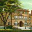 Court House, Brockton, Massachusetts in 1907 Vintage Print (7 Sizes)