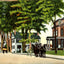 Broadway Norwich CT in 1908 Vintage Print (7 Sizes) - Retouched