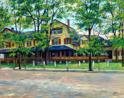 Brunswick Inn in Waynesboro in 1908 art print