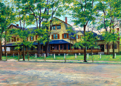 Brunswick Inn Waynesboro VA in 1908 Art Print (7 Sizes) - Restored