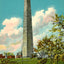 Bunker Hill Monument, Boston, Massachusetts in 1903 Vintage Print (7 Sizes)