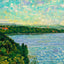 Queen City Park from Red Rocks in 1907 painting