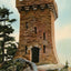 Ethan Allen Tower Ethan Allen Park Burlington VT in 1907 Vintage Print