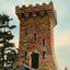 Ethan Allen Tower Ethan Allen Park Burlington VT in 1907 Vintage Print