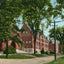 College Row University of Vermont Burlington VT in 1907 Vintage Print