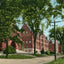 College Row University of Vermont Burlington VT in 1907 Vintage Print