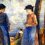 By the Water Art Print 1881 Painting by Camille Pissarro (6 Sizes) - Acid Free