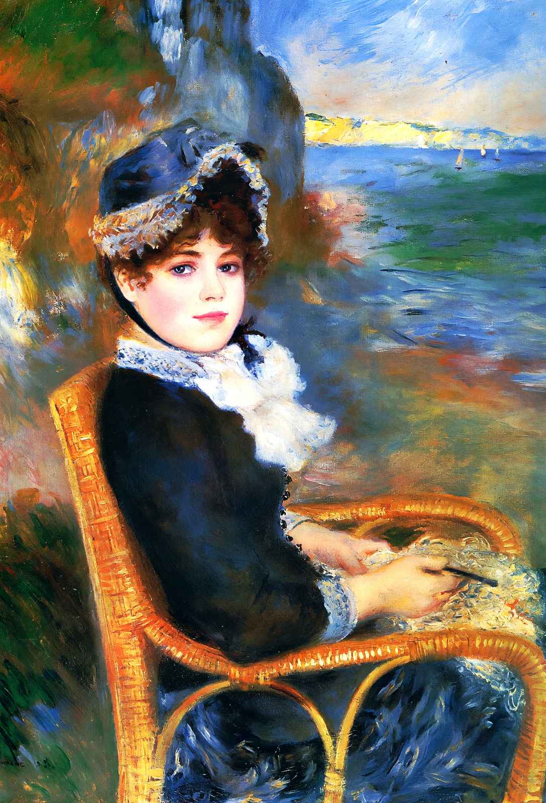 By the Seashore Art Print 1883 Painting by Pierre-Auguste Renoir (6 Sizes)