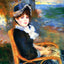 By the Seashore Art Print 1883 Painting by Pierre-Auguste Renoir (6 Sizes)
