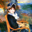 By the Seashore painting by Pierre-Auguste Renoir (1883)