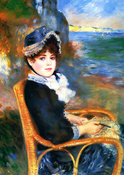 By the Seashore Art Print 1883 Painting by Pierre-Auguste Renoir (6 Sizes)