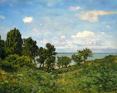 By the Sea art print by Claude Monet (1864)