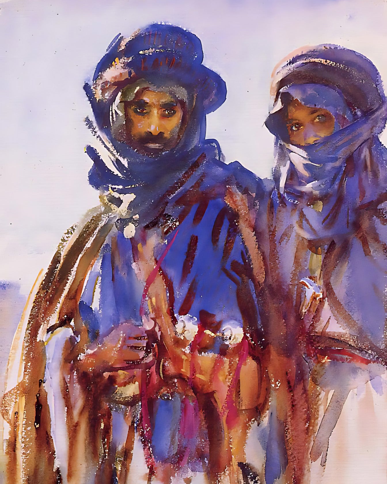 Bedouins by John Singer Sargent 8x10" Professional Art Print