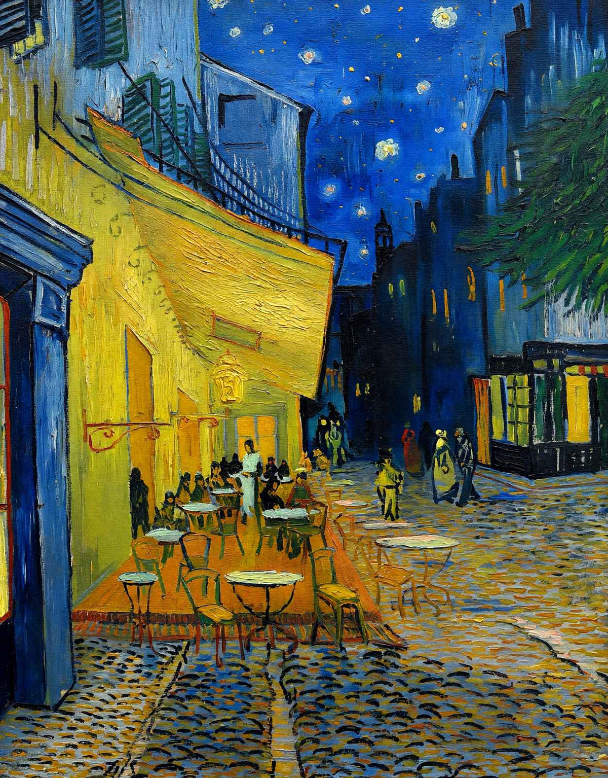 Café Terrace at Professional Art Print Night by Vincent van Gogh (6 Sizes)