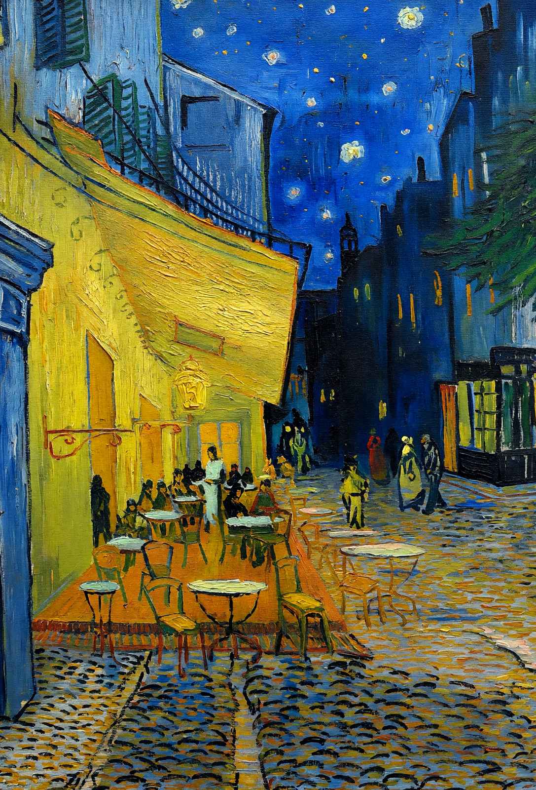 Café Terrace at Professional Art Print Night by Vincent van Gogh (6 Sizes)