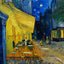 Café Terrace at Professional Art Print Night by Vincent van Gogh (6 Sizes)