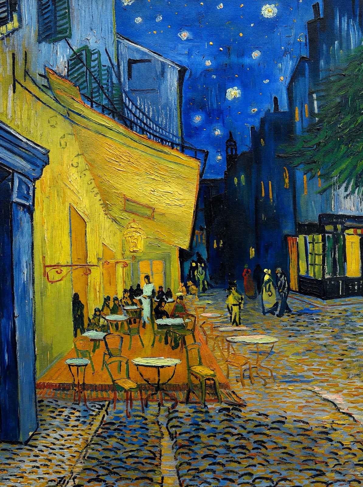 Café Terrace at Professional Art Print Night by Vincent van Gogh (6 Sizes)