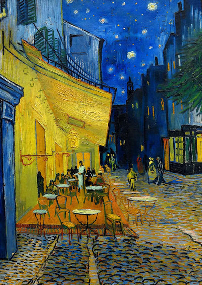 Café Terrace at Professional Art Print Night by Vincent van Gogh (6 Sizes)