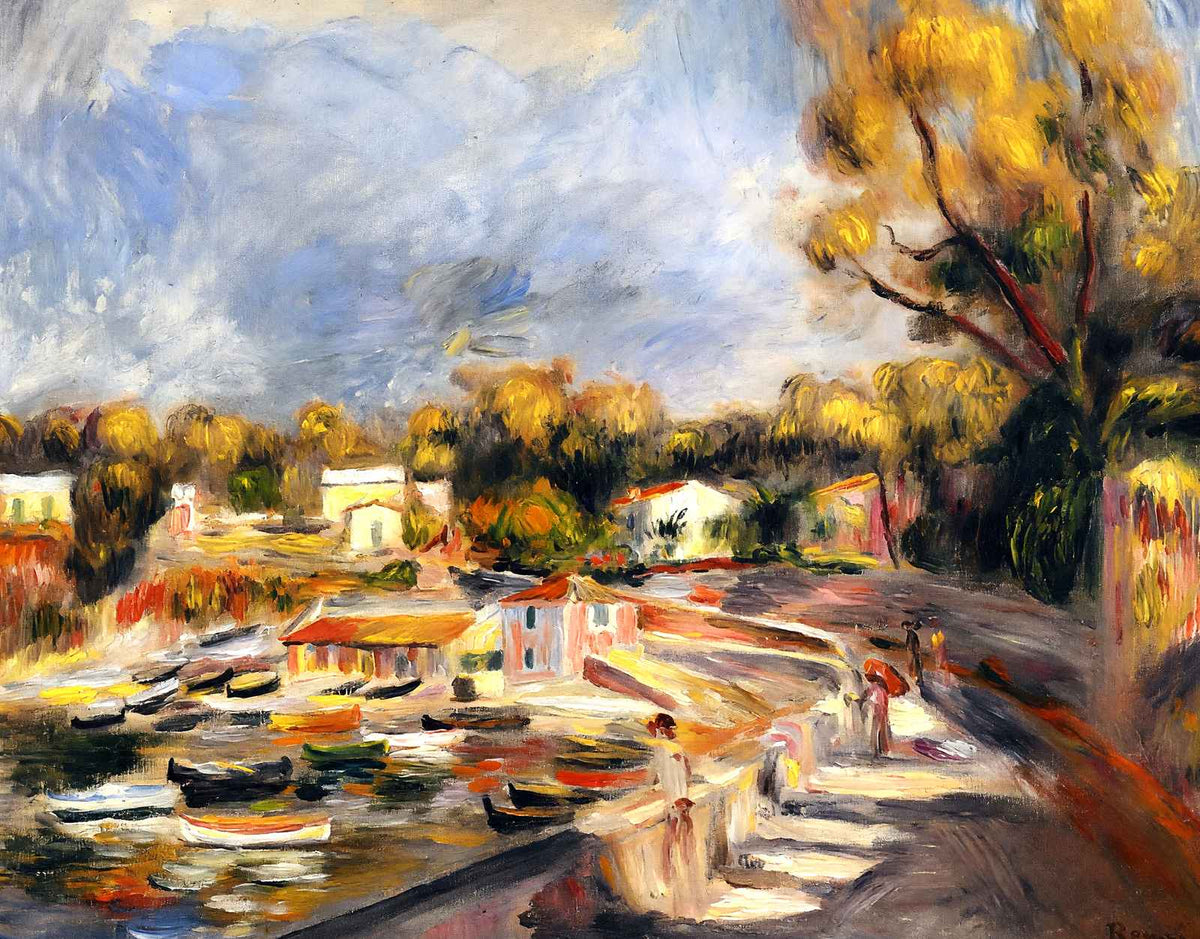 Cagnes Landscape Fine Art Print 1910 Painting by Pierre-Auguste Renoir (6 Sizes)