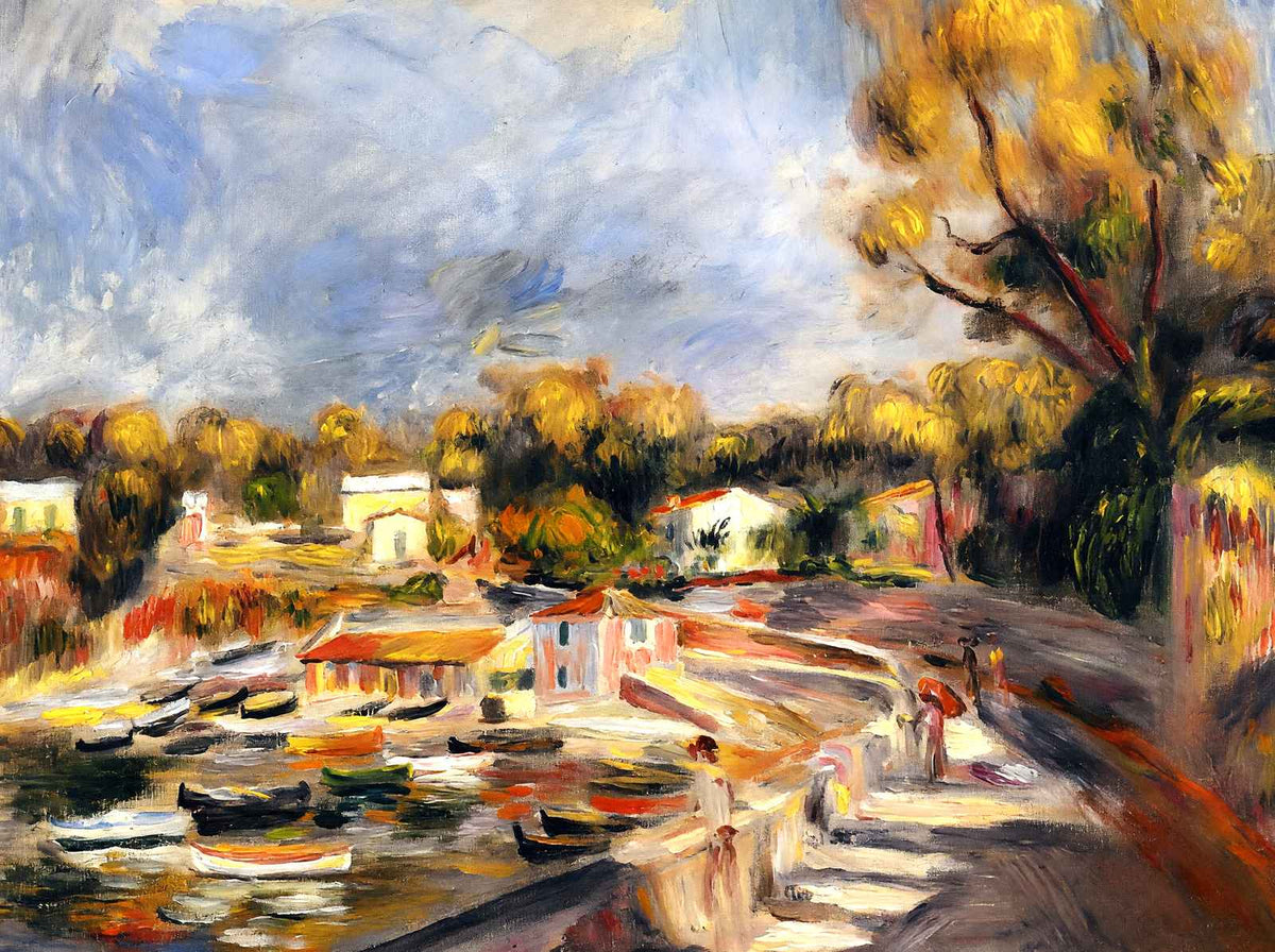 Cagnes Landscape Fine Art Print 1910 Painting by Pierre-Auguste Renoir (6 Sizes)