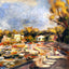 Cagnes Landscape art print by Pierre-Auguste Renoir (1910)