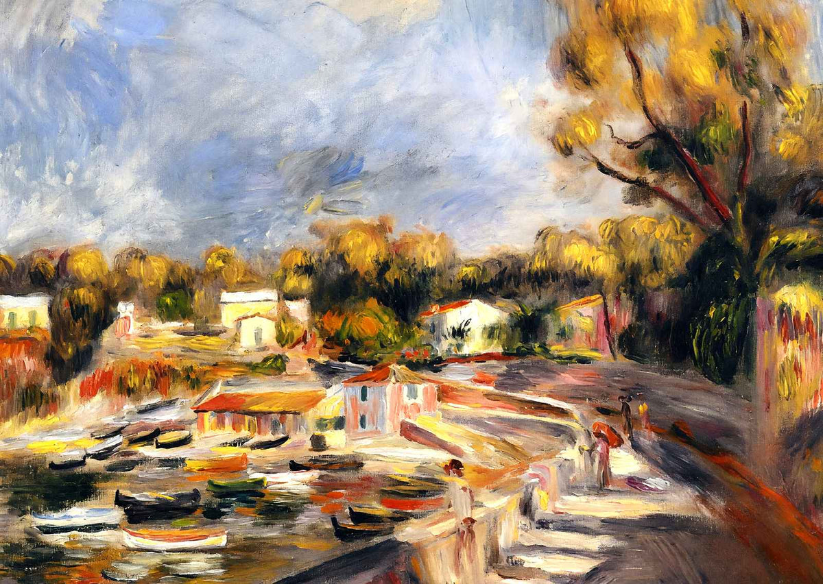 Cagnes Landscape Fine Art Print 1910 Painting by Pierre-Auguste Renoir (6 Sizes)