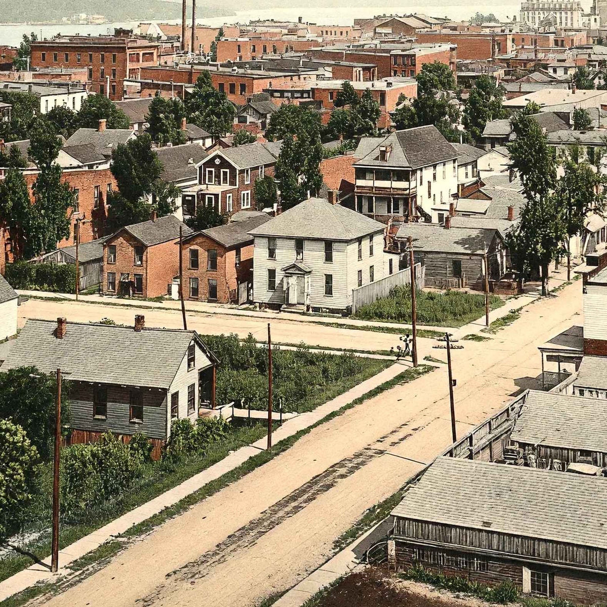 Bird's-Eye View of Cairo Illinois in 1905 Vintage Print (7 Sizes) - Acid Free