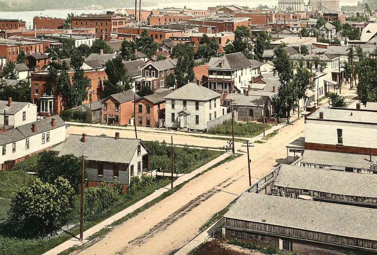 Bird's-Eye View of Cairo Illinois in 1905 Vintage Print (7 Sizes) - Acid Free