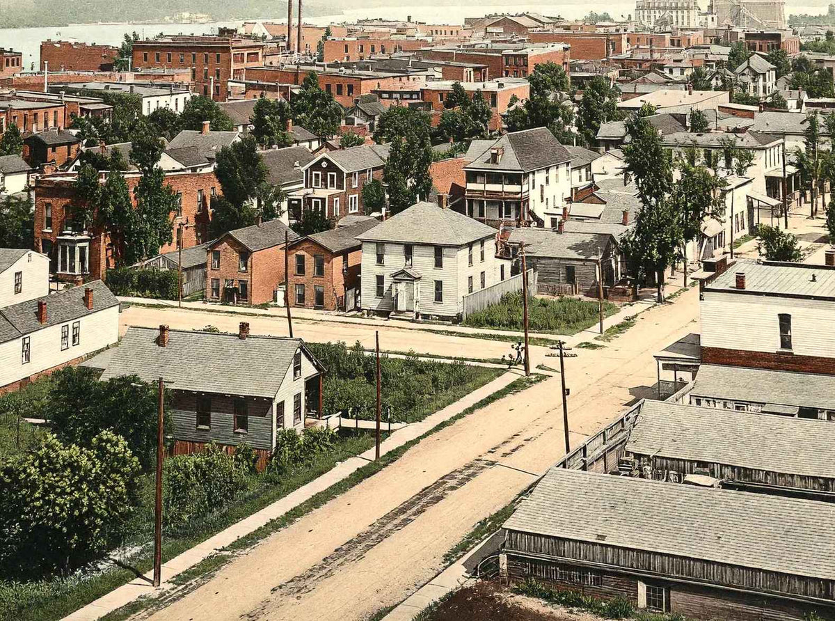 Bird's-Eye View of Cairo Illinois in 1905 Vintage Print (7 Sizes) - Acid Free