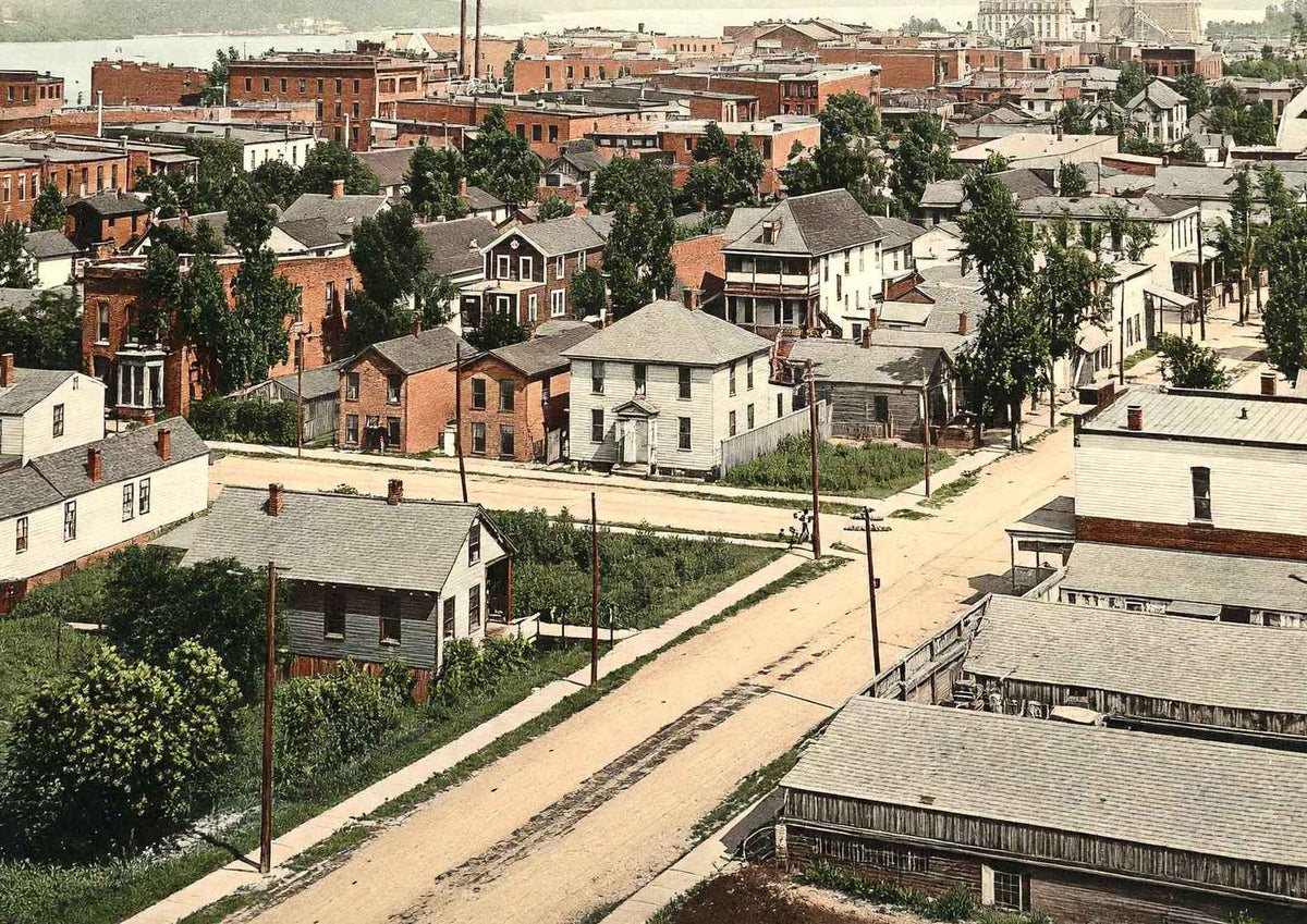 Bird's-Eye View of Cairo Illinois in 1905 Vintage Print (7 Sizes) - Acid Free