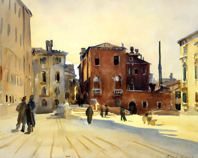 Campo Dei Gesuiti 1902 Painting by John Singer Sargent 8x10" Art Print