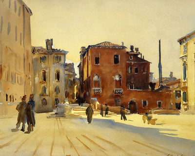 Campo Dei Gesuiti painting print by John Singer Sargent (1902)