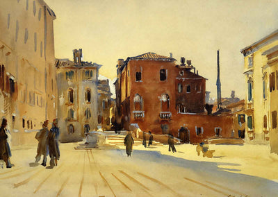 Campo Dei Gesuiti Art Print 1902 Painting by John Singer Sargent (6 Sizes)
