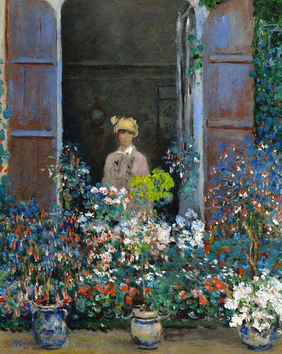 Camille Monet at the Window