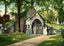 McKinley Vault West Lawn Cemetery Canton in 1907 Vintage Print (7 Sizes)